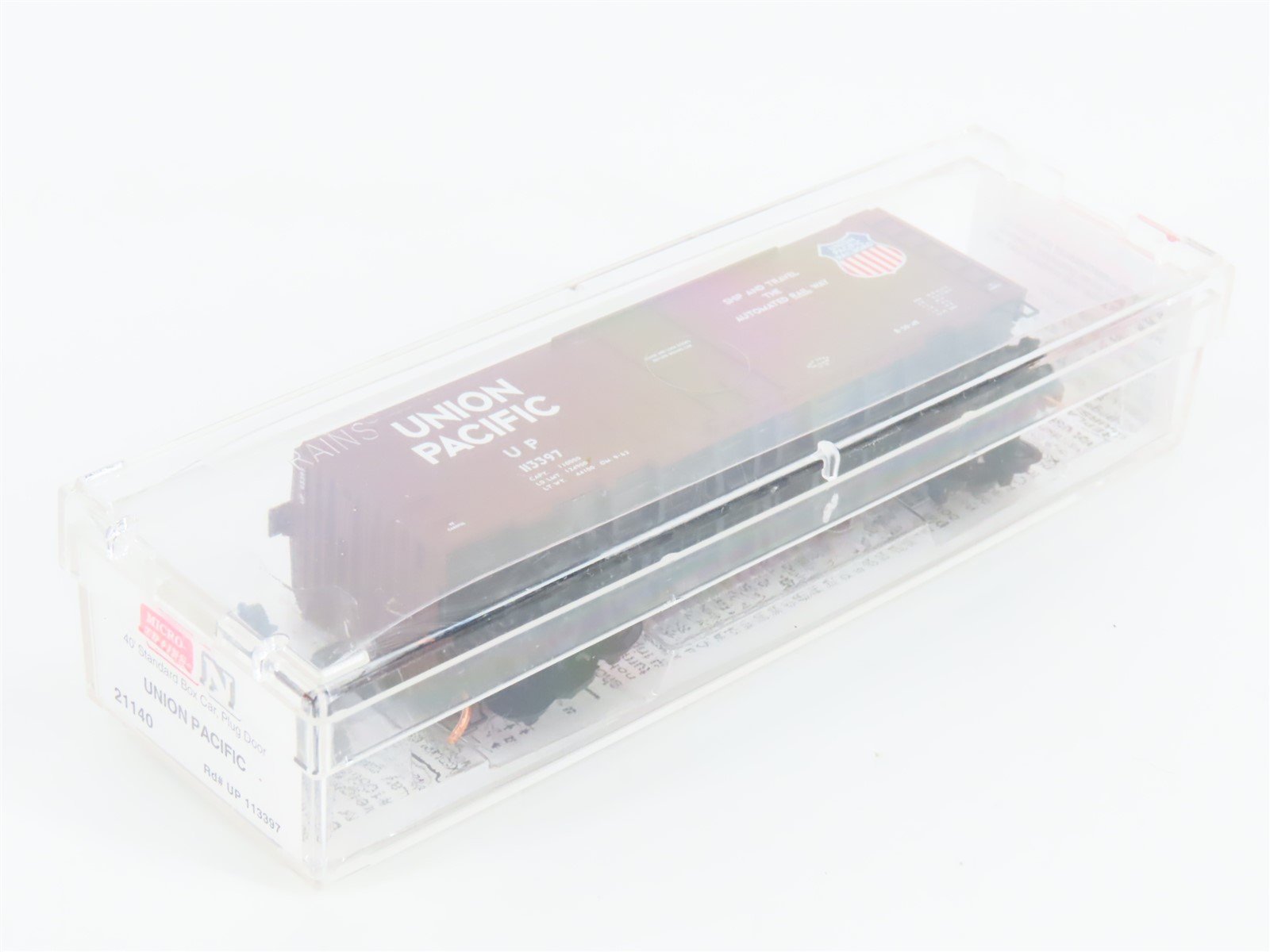 N Scale Micro-Trains MTL 21140 UP Union Pacific Railroad 40' Box Car #113397