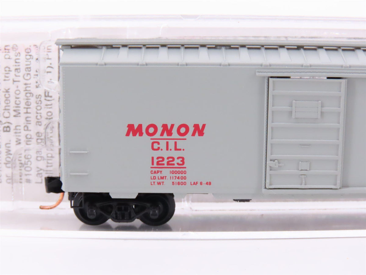 N Micro-Trains MTL 20576 CIL Monon 40&#39; Standard Single Door Boxcar #1223