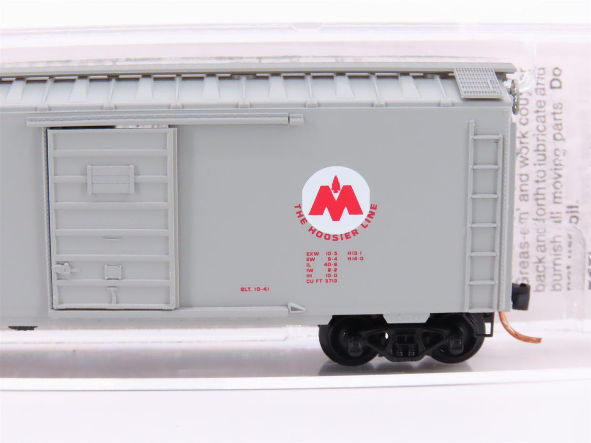 N Micro-Trains MTL 20576 CIL Monon 40&#39; Standard Single Door Boxcar #1223