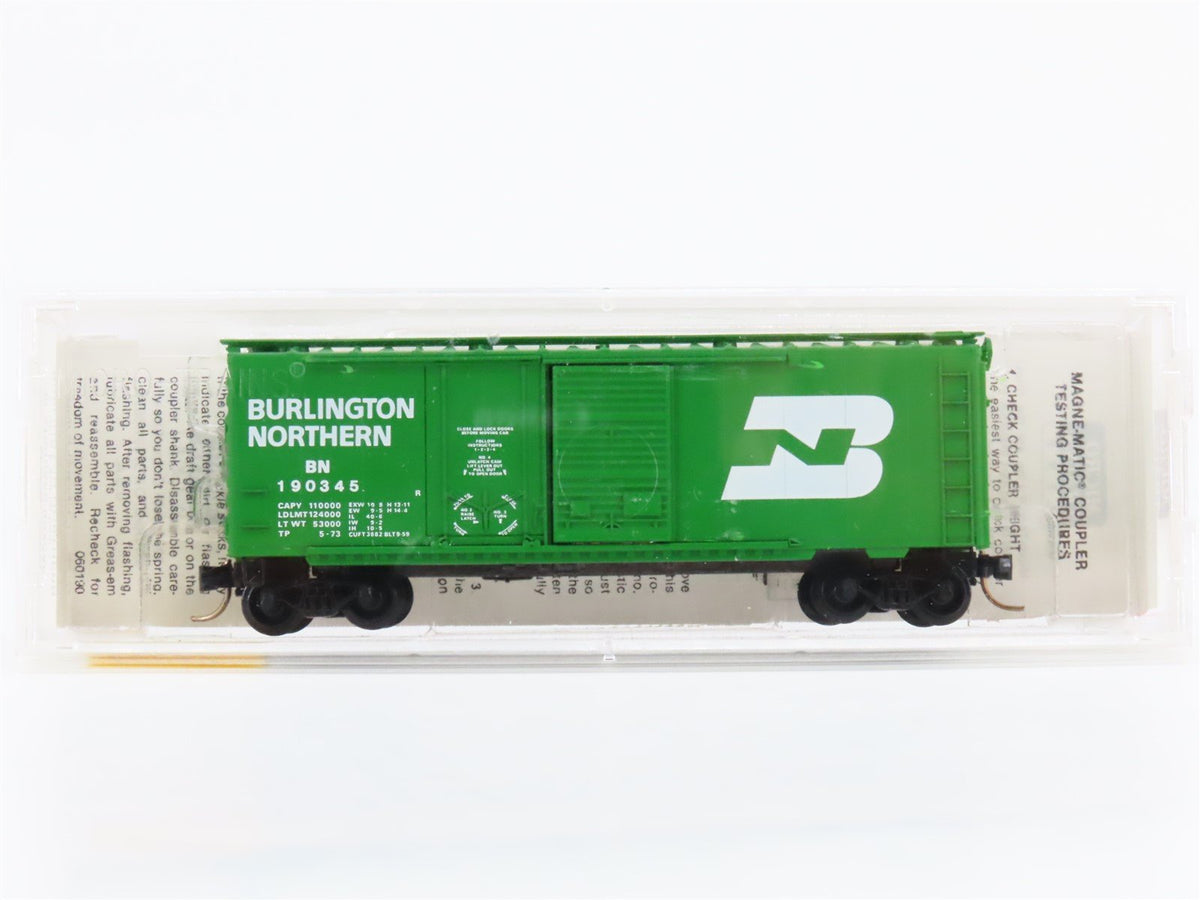 N Scale Micro-Trains MTL 22010 BN Burlington Northern 40&#39; Box Car #190345