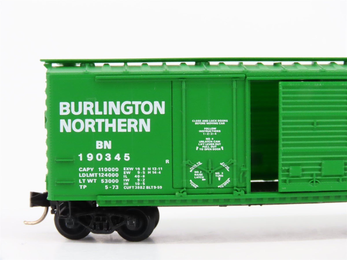 N Scale Micro-Trains MTL 22010 BN Burlington Northern 40&#39; Box Car #190345