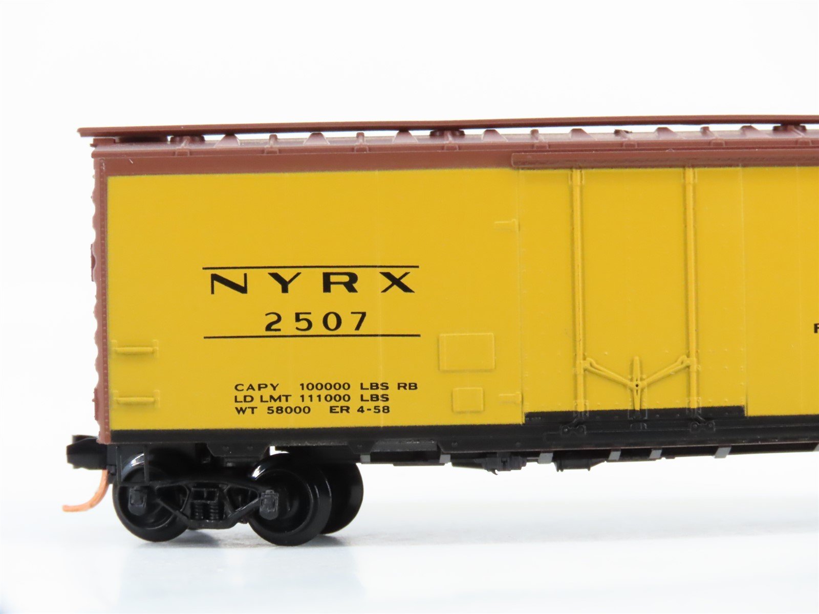 N Micro-Trains MTL 21440 NYRX New York Central Early Bird 40' Box Car #2507