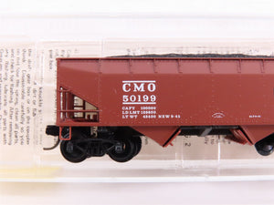 N Scale Kadee Micro-Trains MTL 55250 CMO Omaha Road 2-Bay Hopper #50199 w/ Load