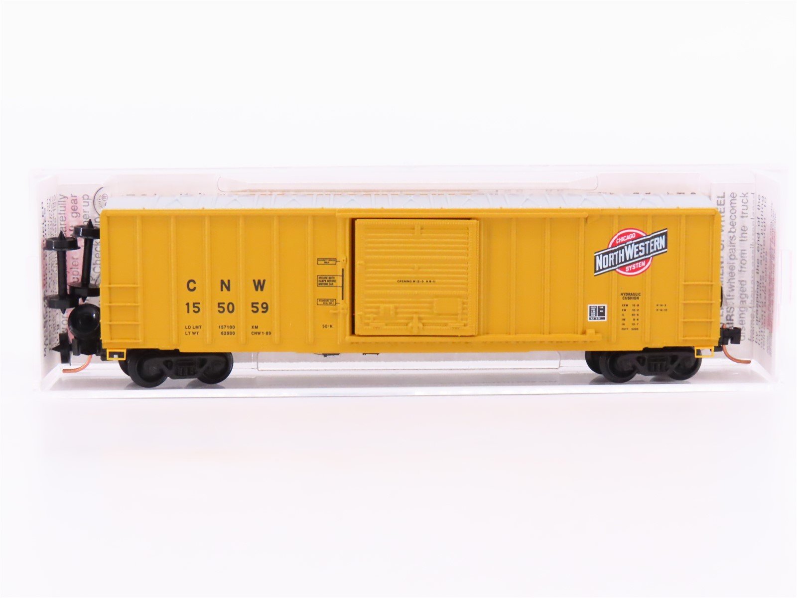 N Micro-Trains MTL 25670 CNW Chicago Northwestern 50' Rib Side Boxcar #155059