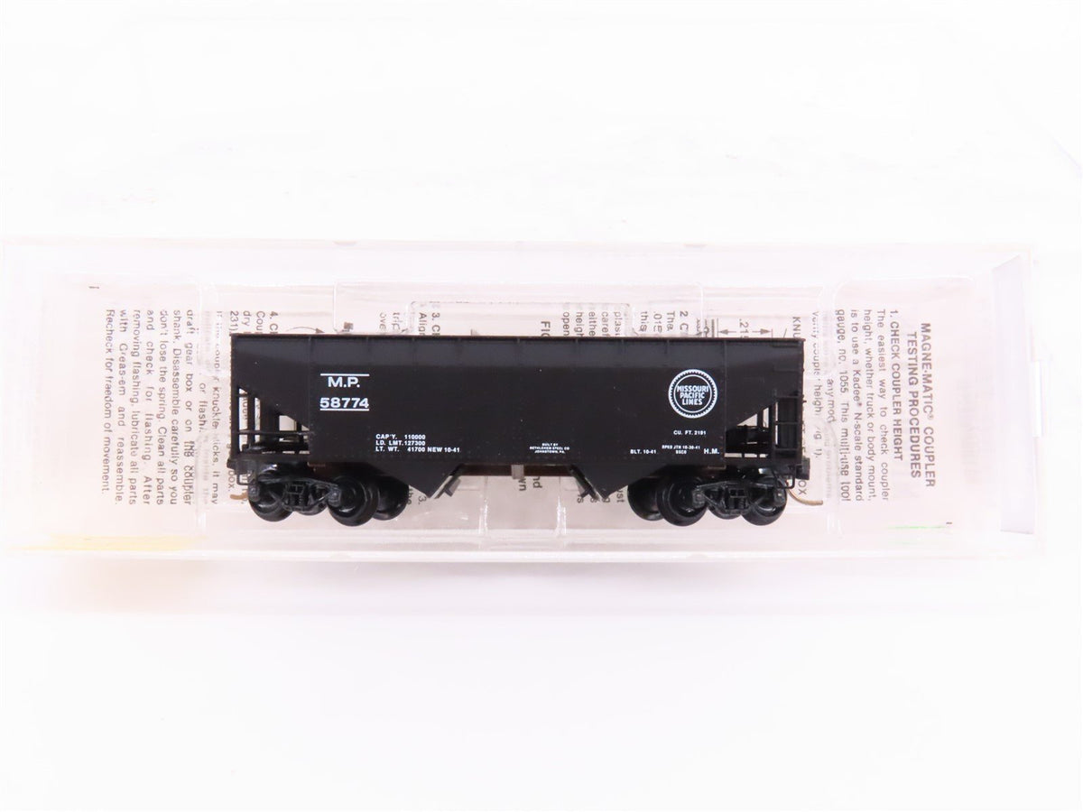 N Kadee Micro-Trains MTL 55320 MP Missouri Pacific 33&#39; 2-Bay Hopper #58774