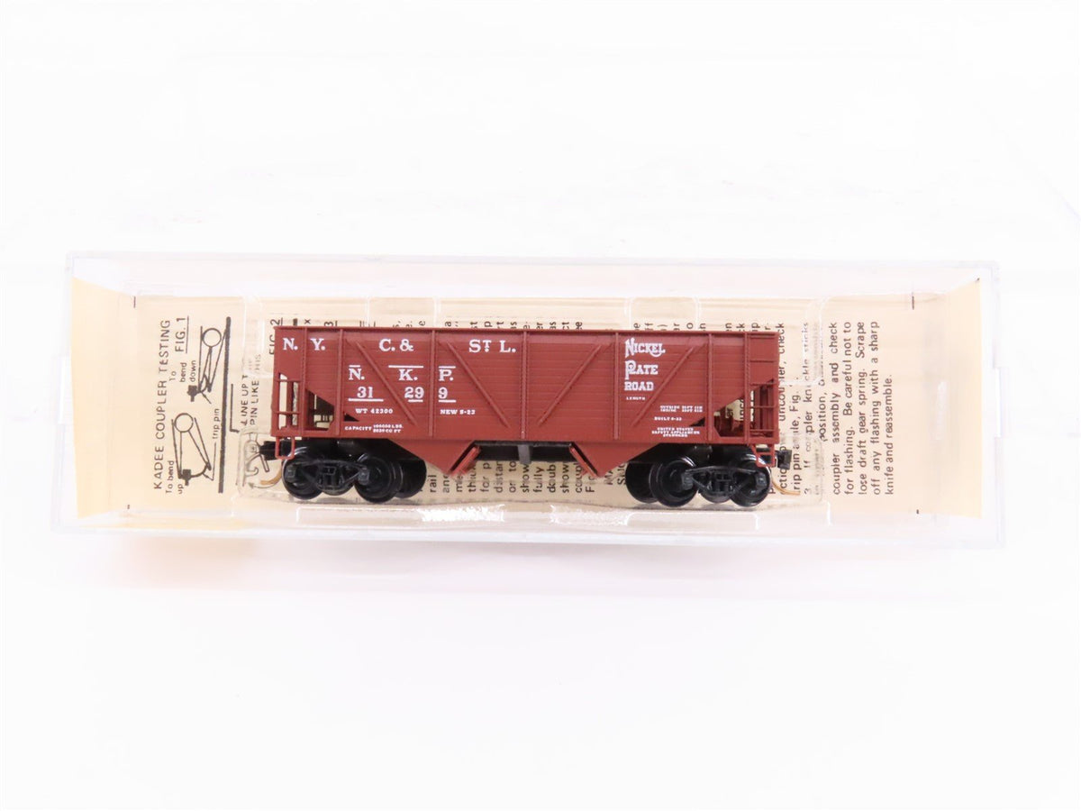 N Kadee Micro-Trains MTL 57050 NKP Nickel Plate Road 33&#39; 2-Bay Hopper #31299