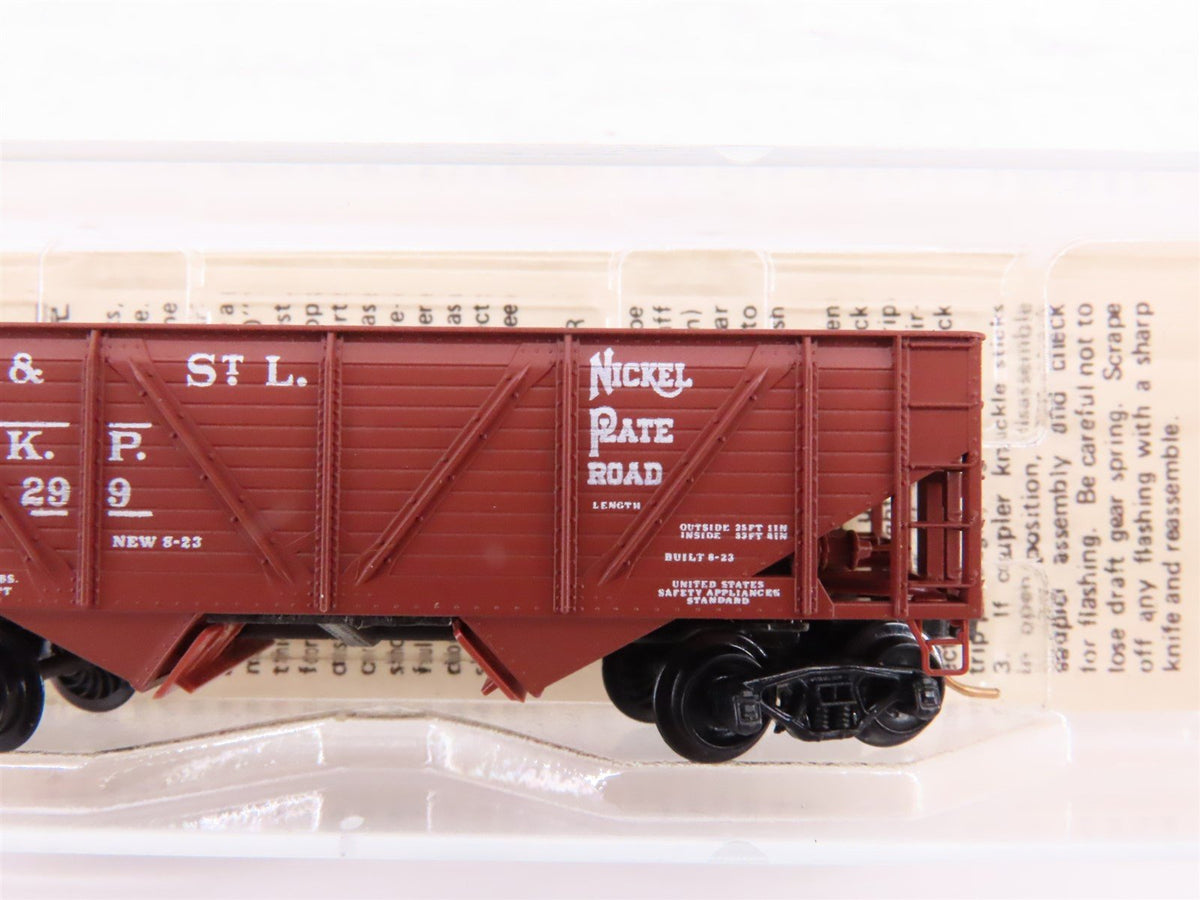 N Kadee Micro-Trains MTL 57050 NKP Nickel Plate Road 33&#39; 2-Bay Hopper #31299