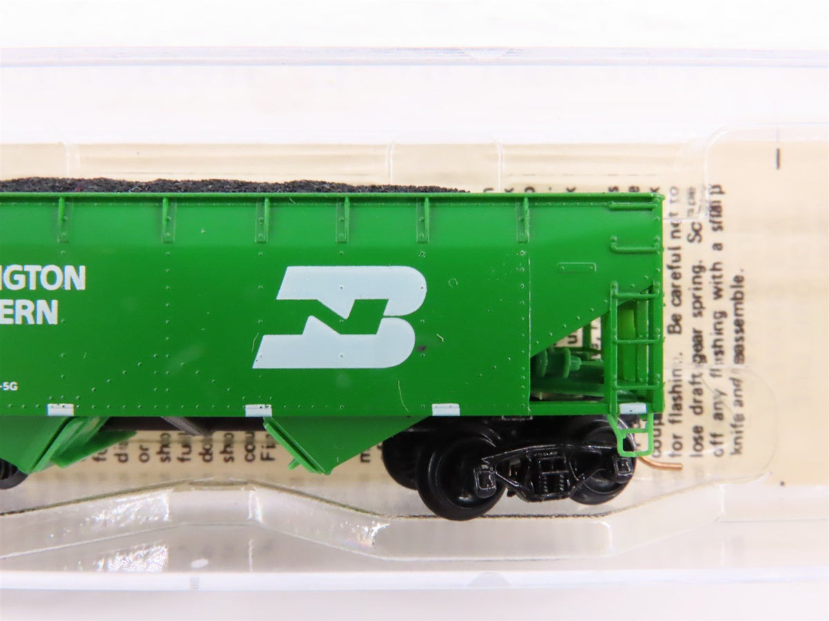 N Kadee Micro-Trains MTL 55090 BN Burlington Northern 2-Bay Hopper 502341 w/Load