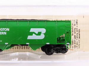 N Kadee Micro-Trains MTL 55090 BN Burlington Northern 2-Bay Hopper 502341 w/Load