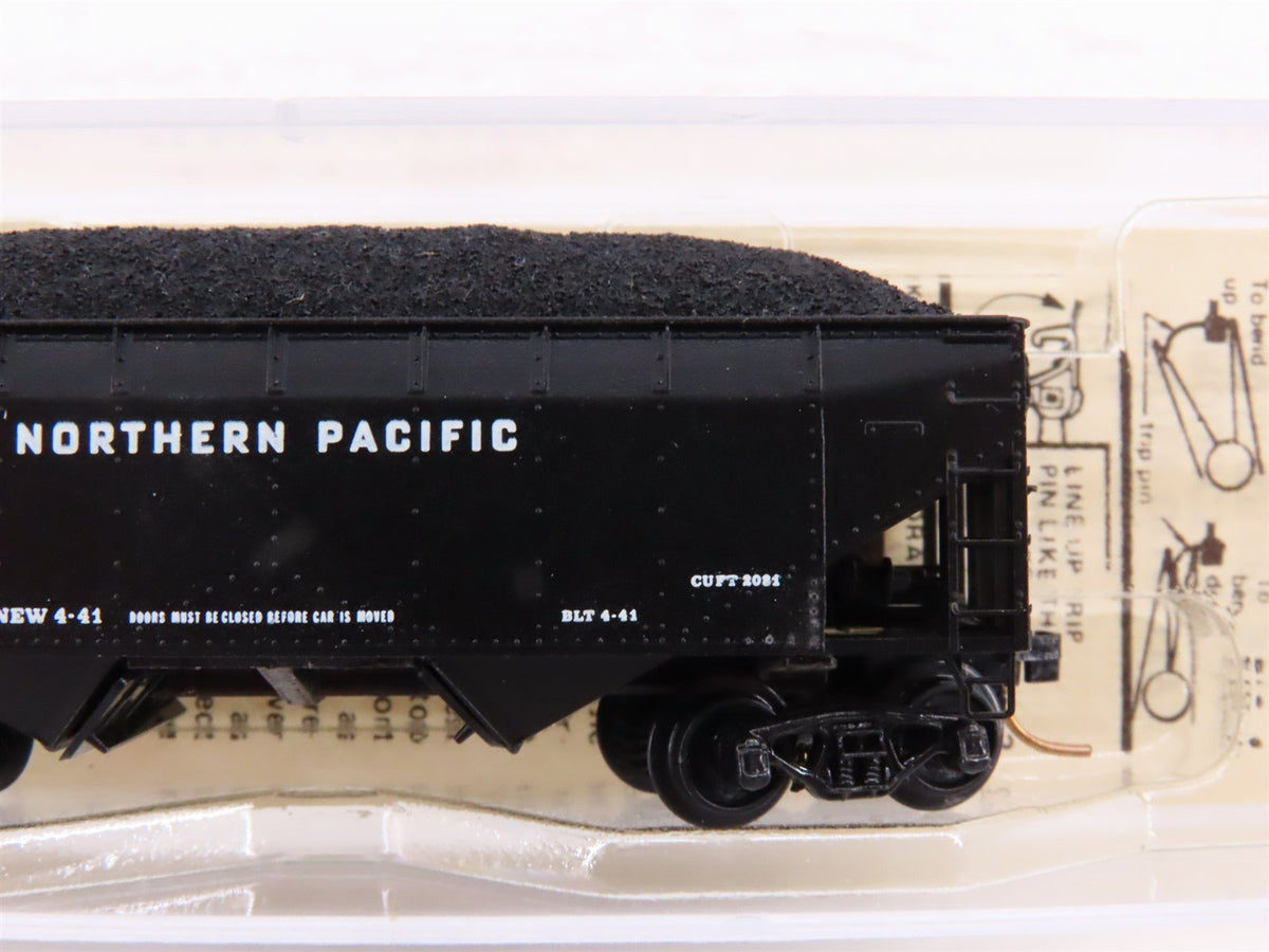 N Kadee Micro-Trains MTL 55080 NP Northern Pacific 2-Bay Hopper #70352 w/ Load