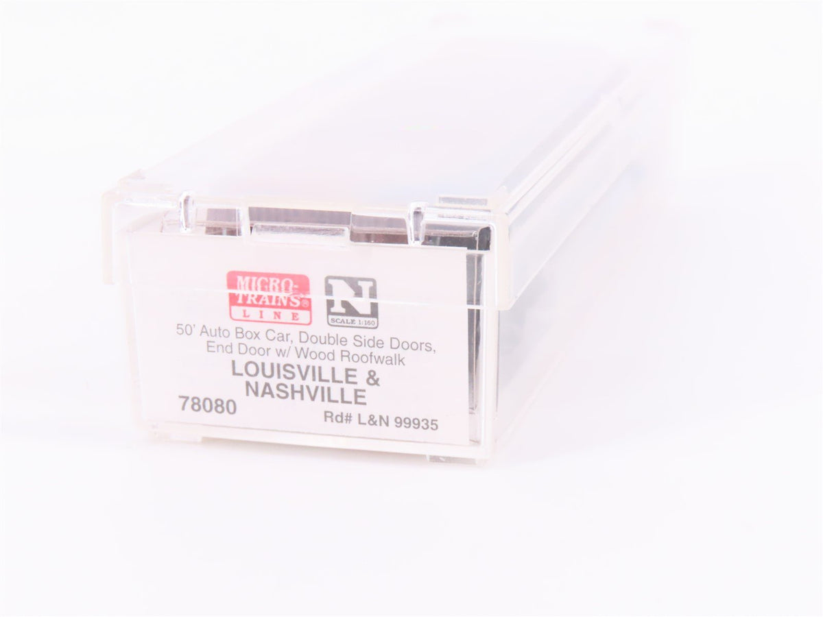 N Scale Micro-Trains MTL 78080 L&amp;N Louisville &amp; Nashville 50&#39; Auto Boxcar #99935