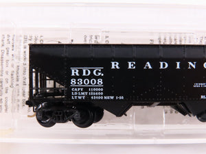 N Kadee Micro-Trains MTL 55310 RDG Reading Lines 33' 2-Bay Offset Hopper #83008