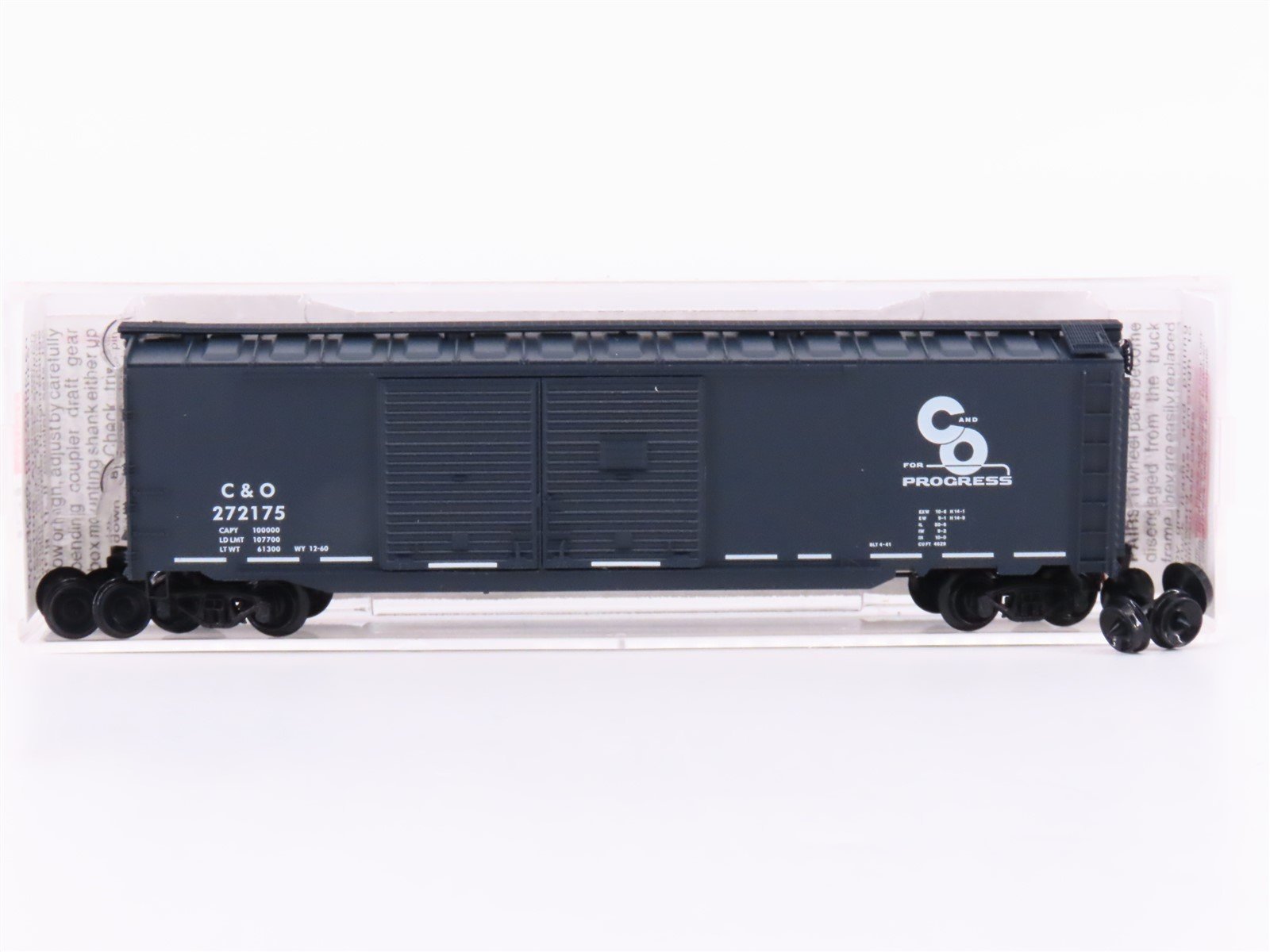 N Scale Micro-Trains MTL 78070 C&O Chesapeake & Ohio 50' Auto Boxcar #272175