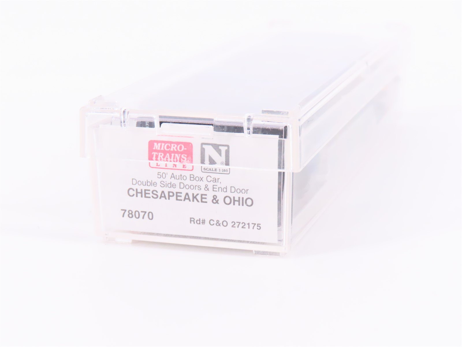N Scale Micro-Trains MTL 78070 C&O Chesapeake & Ohio 50' Auto Boxcar #272175