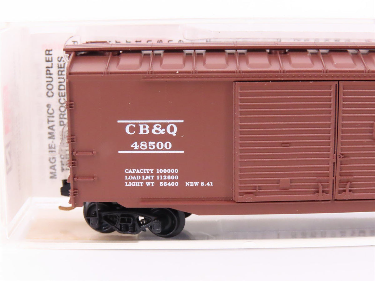 N Micro-Trains MTL 78090 CBQ Burlington Way of the Zephyrs 50&#39; Boxcar #48500