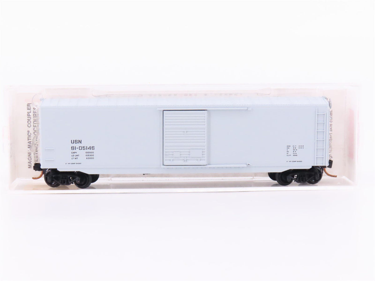 N Micro-Trains MTL 77040 USN United States Navy 50&#39; Standard Boxcar #61-05146