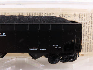 N Kadee Micro-Trains MTL 55120 T&P Texas & Pacific 2-Bay Hopper #9004 w/ Load