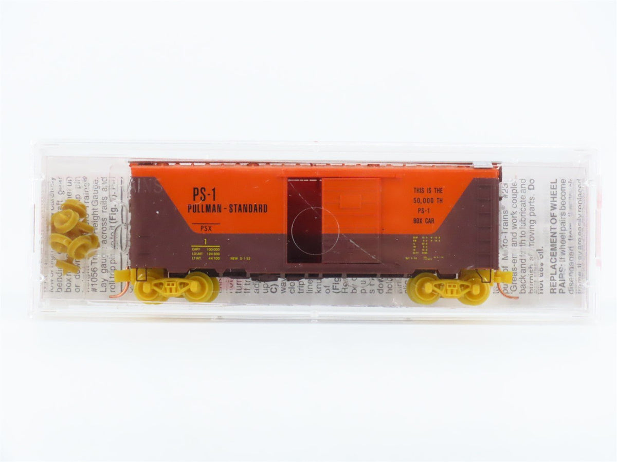 N Scale Micro-Trains MTL 20626 PSX Pullman Standard Exhibition 40&#39; Box Car #1