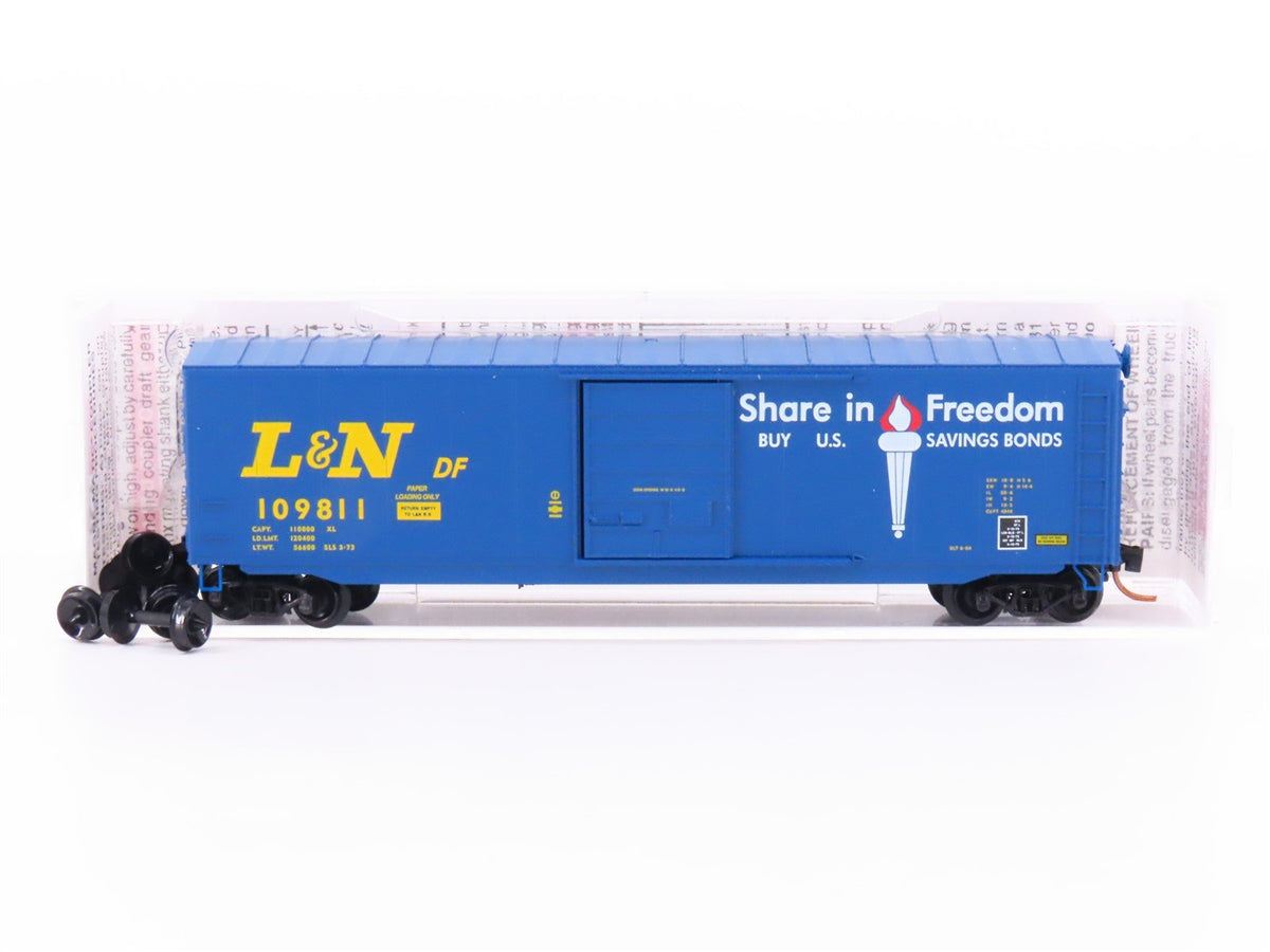 N Micro-Trains MTL 77130 L&amp;N Louisville &amp; Nashville 50&#39; Standard Boxcar #109811