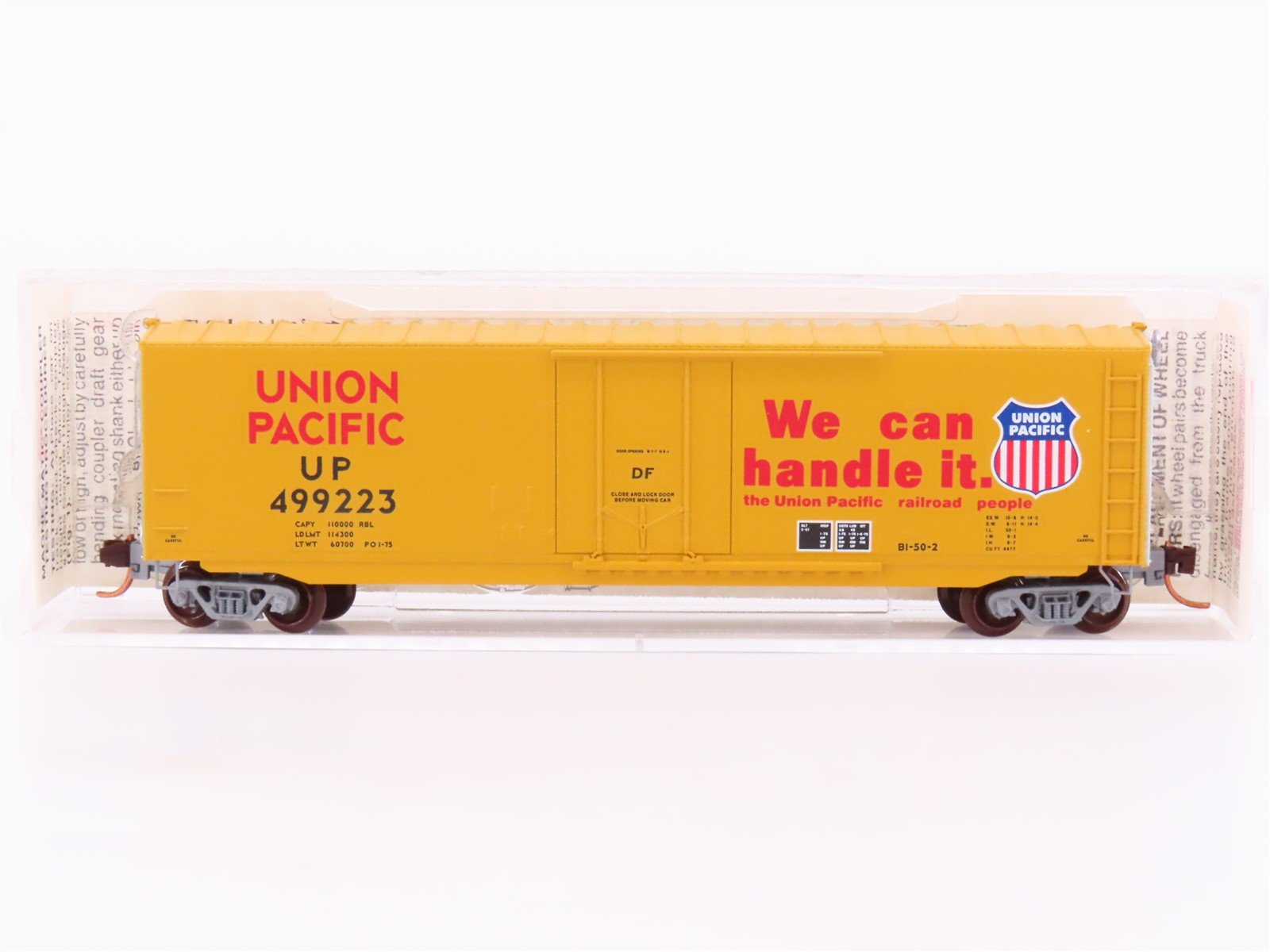 N Micro-Trains MTL 38300 UP Union Pacific 50' Standard Boxcar #499223