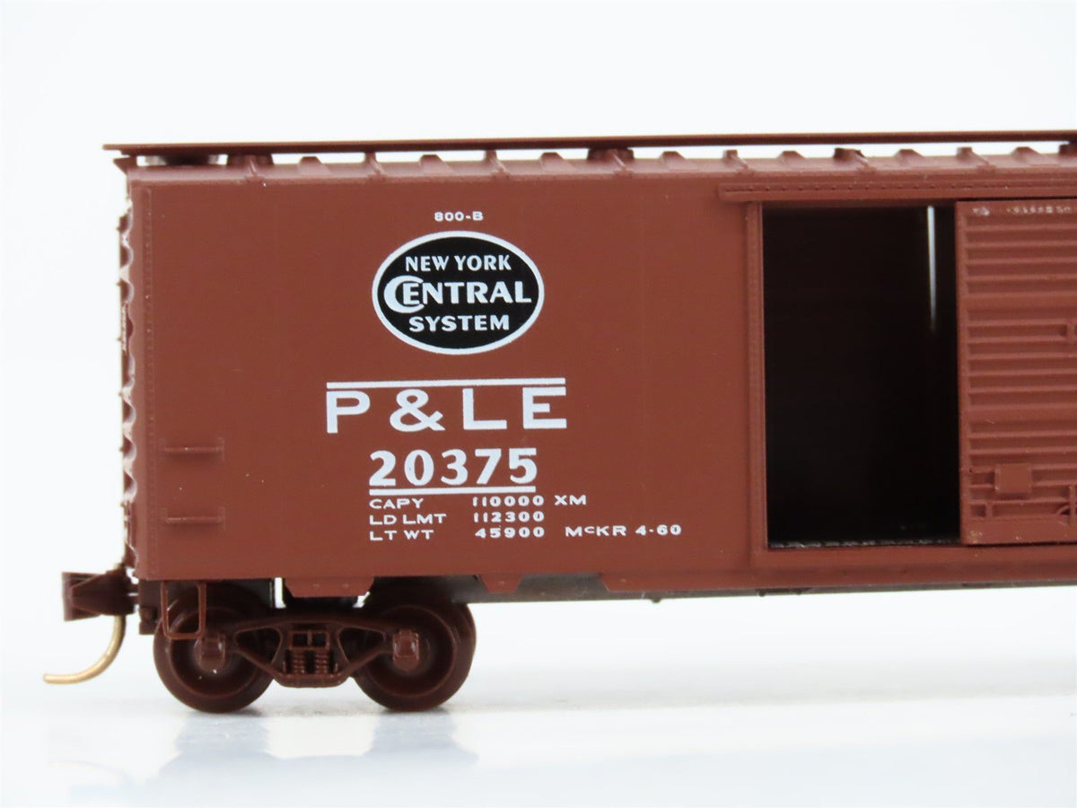 N Micro-Trains MTL 20410 NYC P&amp;LE Serves The Steel Centers 40&#39; Box Car #20375