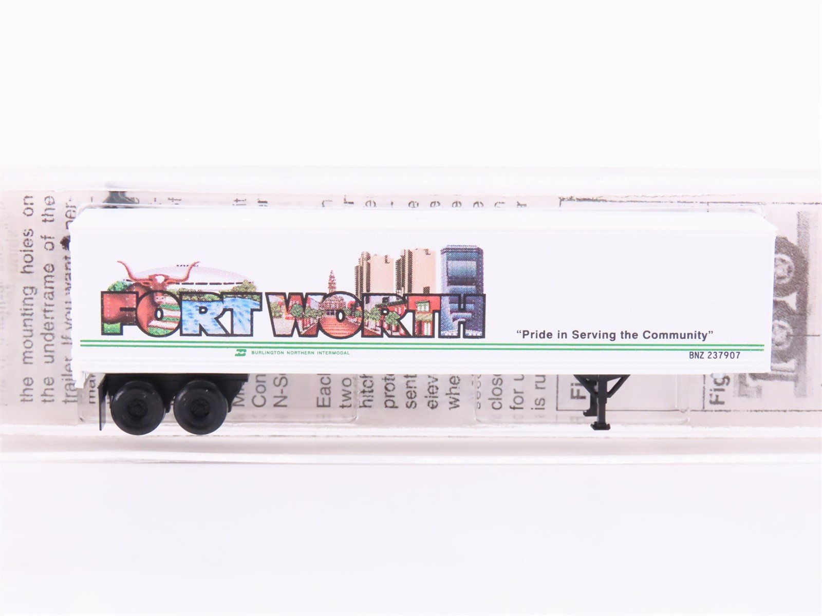 N Scale Micro-Trains MTL 67160 BNZ BN Intermodal Fort Worth 45' Trailer