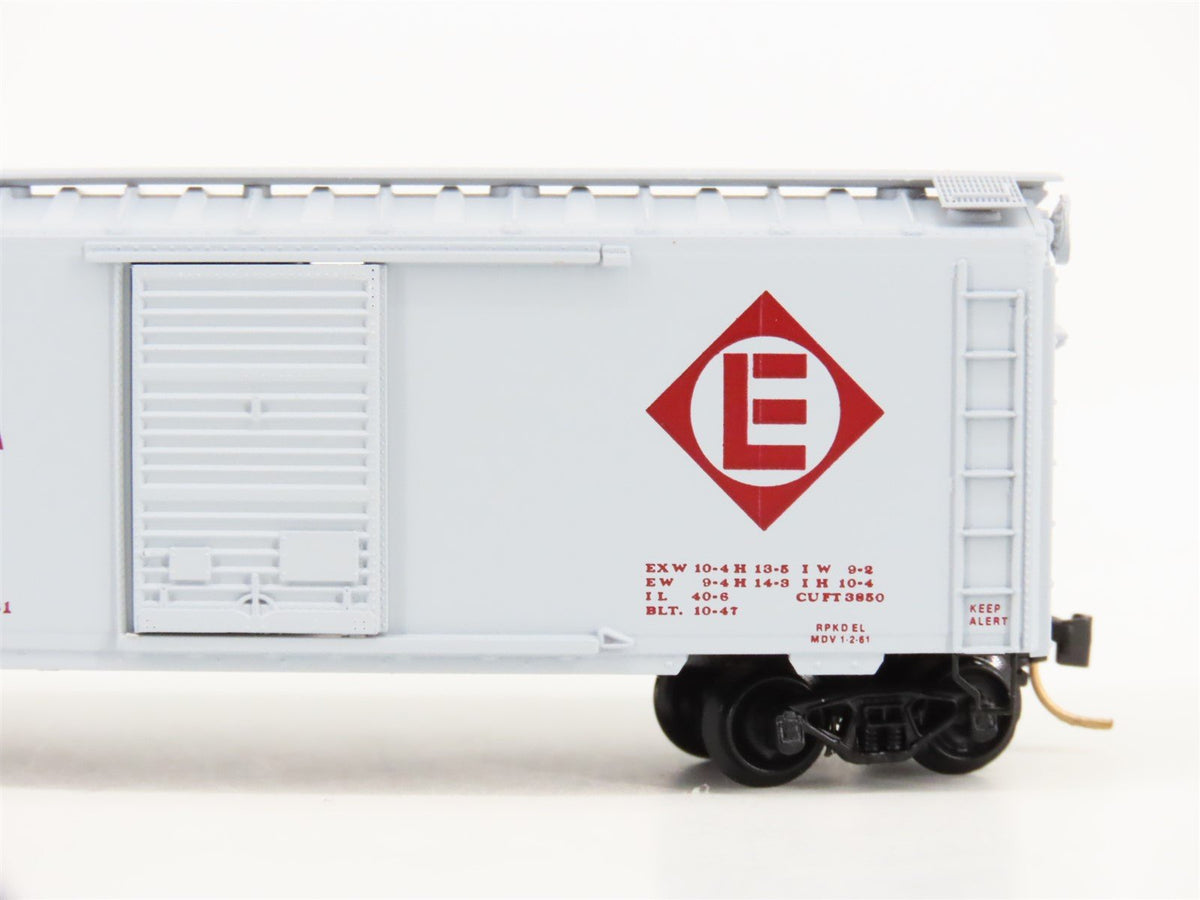 N Scale Micro-Trains MTL 20360 EL Erie Lackawanna 40&#39; Single Door Box Car #74632