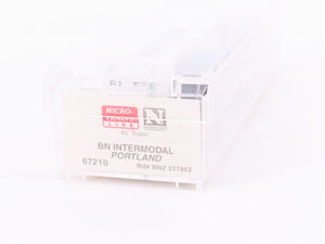 N Scale Micro-Trains MTL 67210 BNZ BN Intermodal Portland 45' Trailer