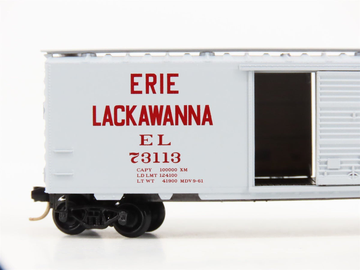 N Scale Micro-Trains MTL 20360 EL Erie Lackawanna 40&#39; Single Door Box Car #73113