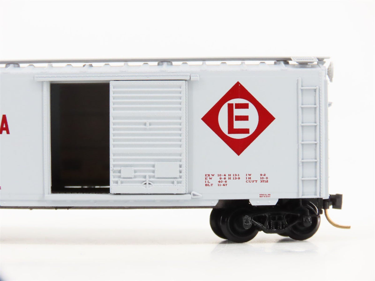 N Scale Micro-Trains MTL 20360 EL Erie Lackawanna 40&#39; Single Door Box Car #73113