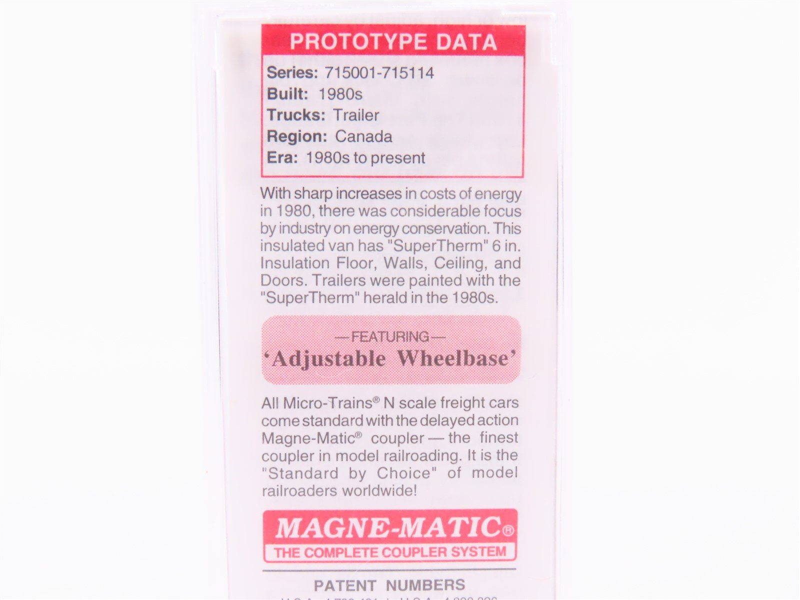 N Scale Micro-Trains MTL 45200080 CNPZ Canadian National SuperTherm 48' Trailer