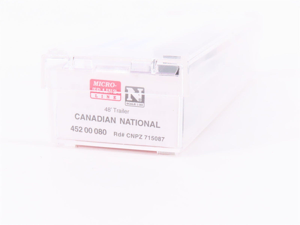 N Scale Micro-Trains MTL 45200080 CNPZ Canadian National SuperTherm 48&#39; Trailer