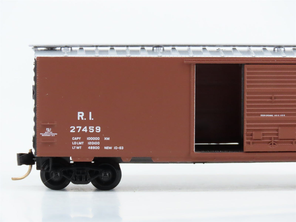 N Scale Micro-Trains MTL 20058 RI Rock Island 40&#39; Single Door Box Car #27459