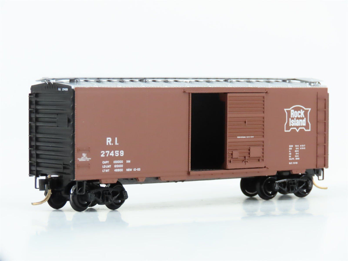 N Scale Micro-Trains MTL 20058 RI Rock Island 40&#39; Single Door Box Car #27459