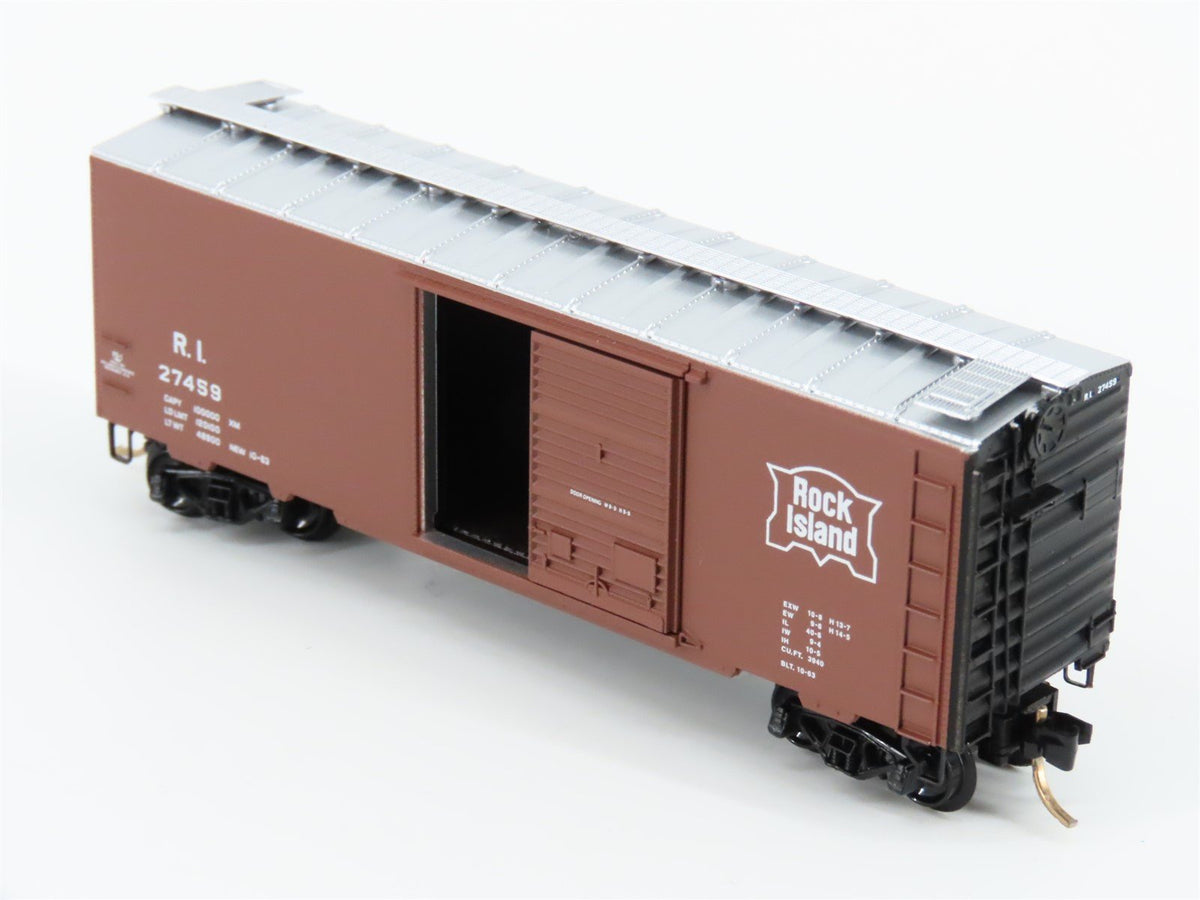 N Scale Micro-Trains MTL 20058 RI Rock Island 40&#39; Single Door Box Car #27459