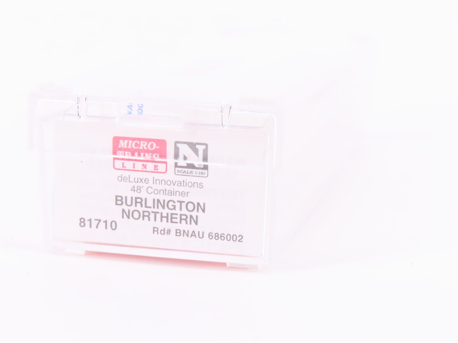 N Scale Micro-Trains MTL 81710 BNAU Burlington Northern 48' Atlanta Container
