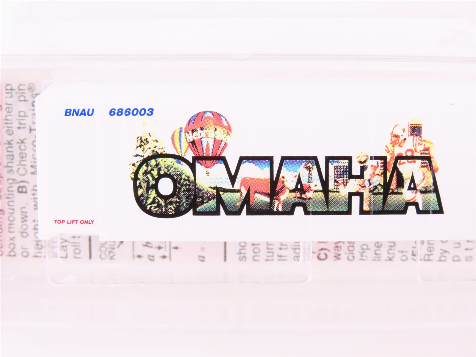 N Scale Micro-Trains MTL 81720 BNAU Burlington Northern 48' Omaha Container