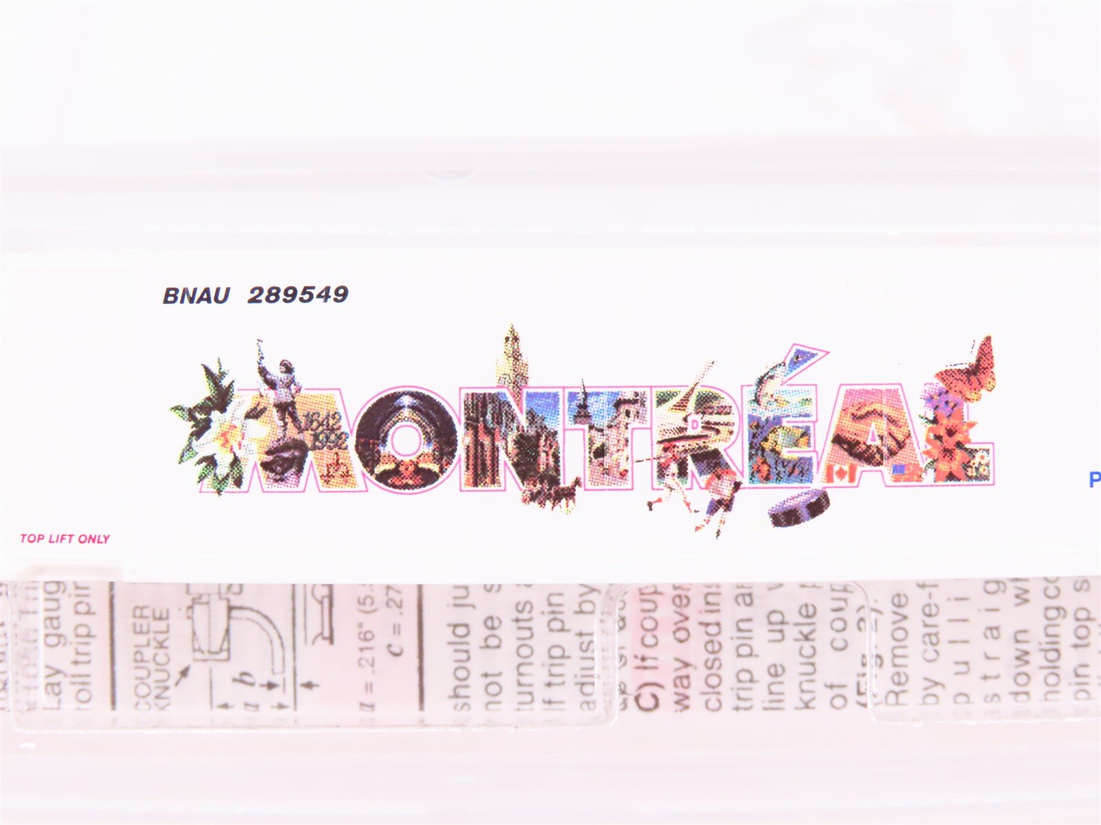 N Scale Micro-Trains MTL 81730 BNAU Burlington Northern 48' Montreal Container