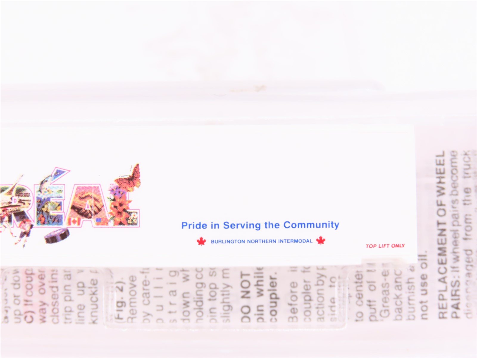 N Scale Micro-Trains MTL 81730 BNAU Burlington Northern 48' Montreal Container