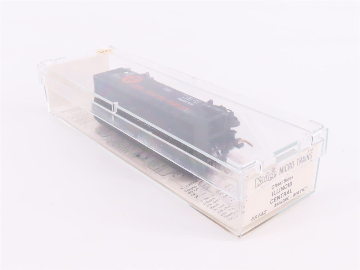 N Kadee Micro-Trains MTL 55142 ICG 33&#39; 2-Bay Offset Hopper #320866 w/ Load