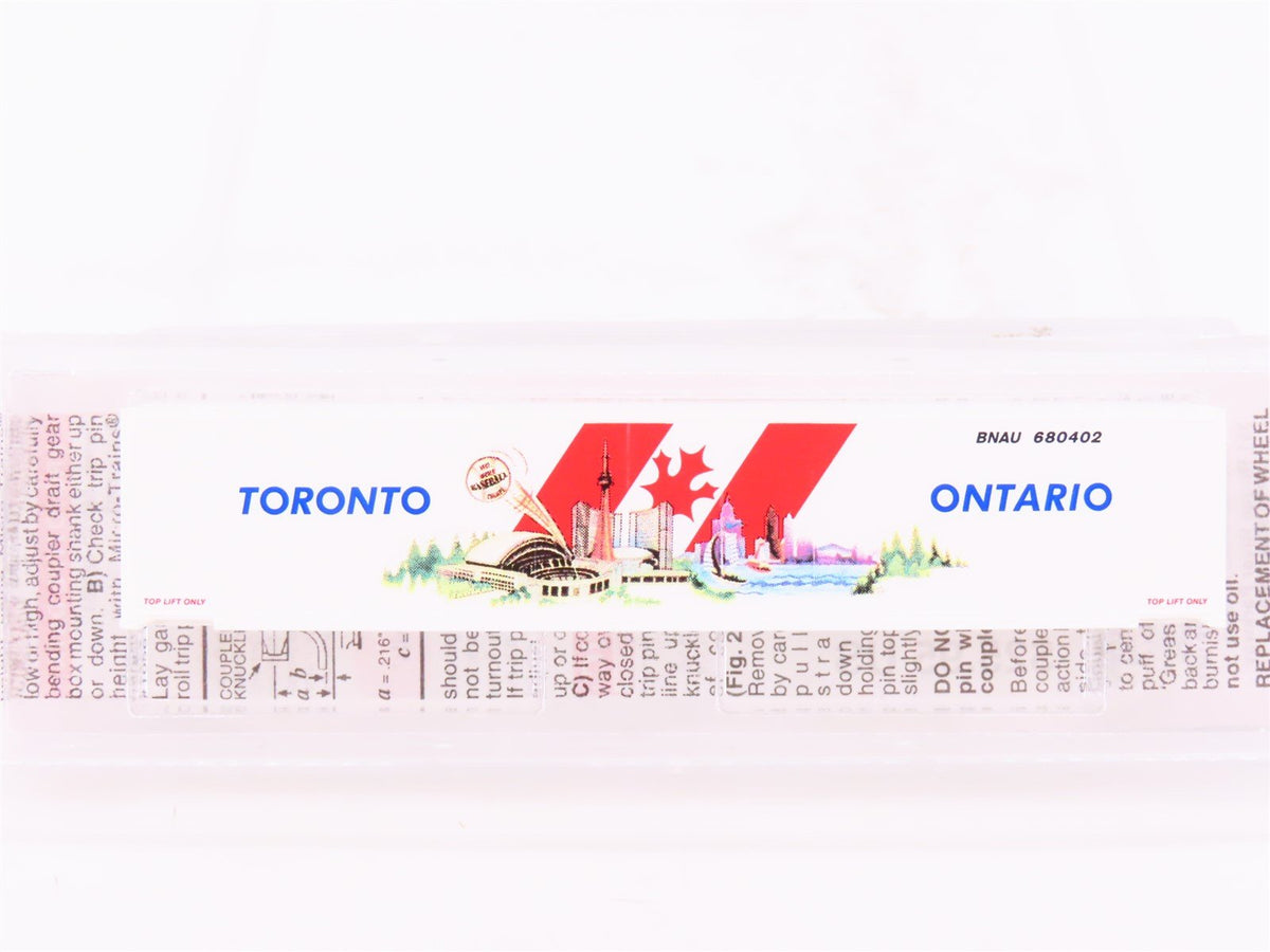 N Scale Micro-Trains MTL 08100740 BNAU BN Toronto Ontario 48&#39; Container #680402