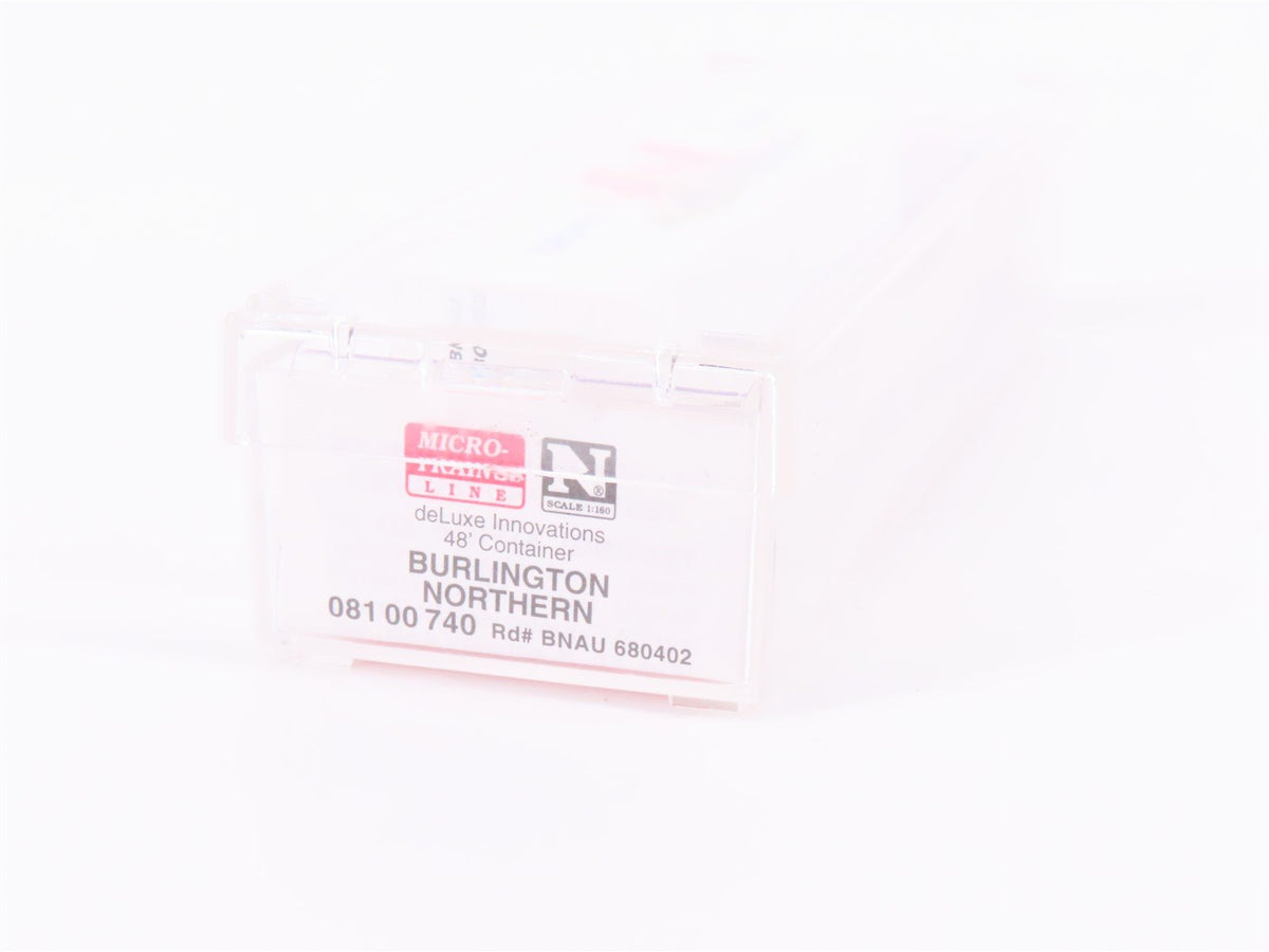 N Scale Micro-Trains MTL 08100740 BNAU BN Toronto Ontario 48&#39; Container #680402
