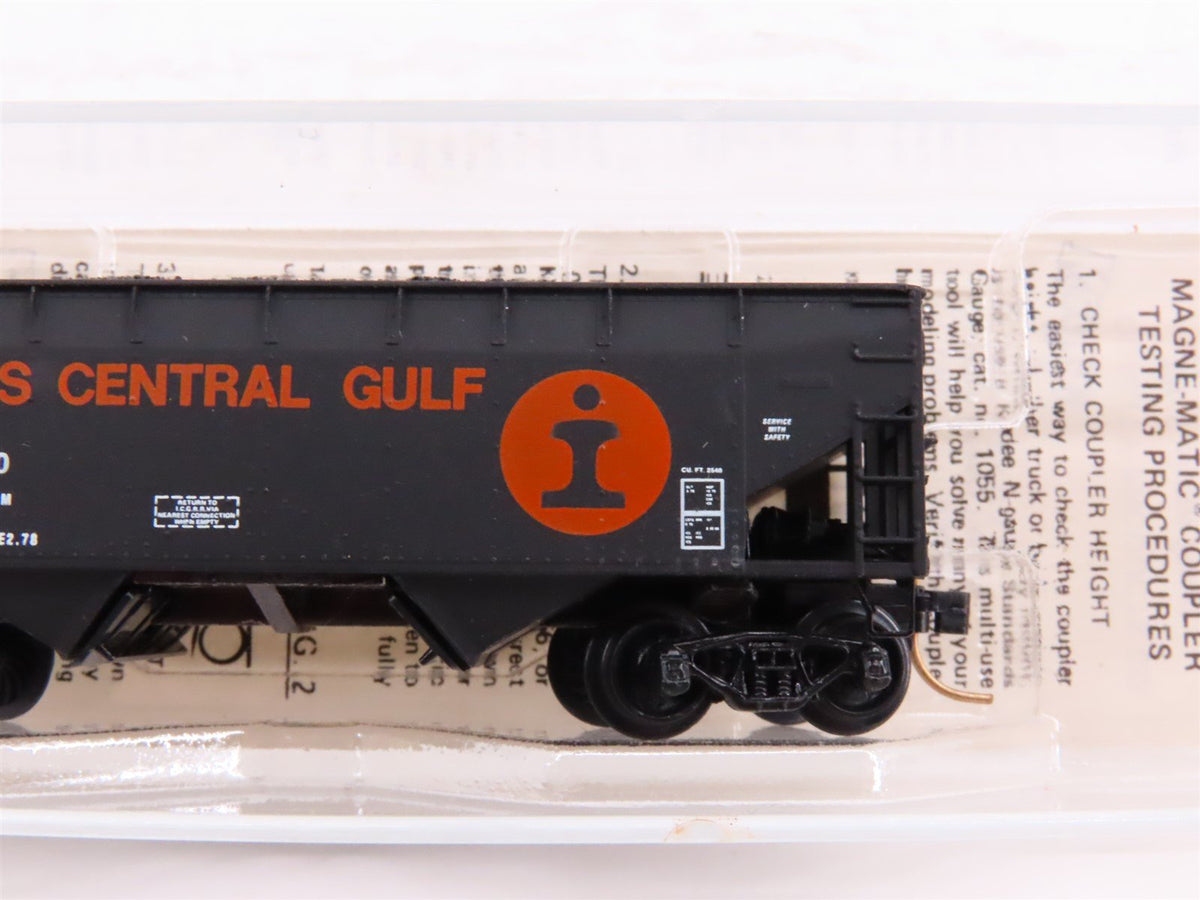 N Kadee Micro-Trains MTL 55142 ICG 33&#39; 2-Bay Offset Hopper #322710 w/ Load