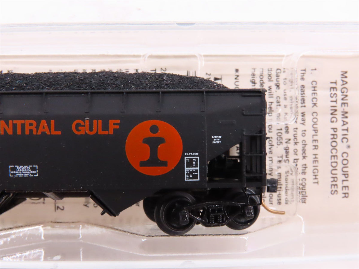 N Kadee Micro-Trains MTL 55142 ICG 33&#39; 2-Bay Offset Hopper #321078 w/ Load