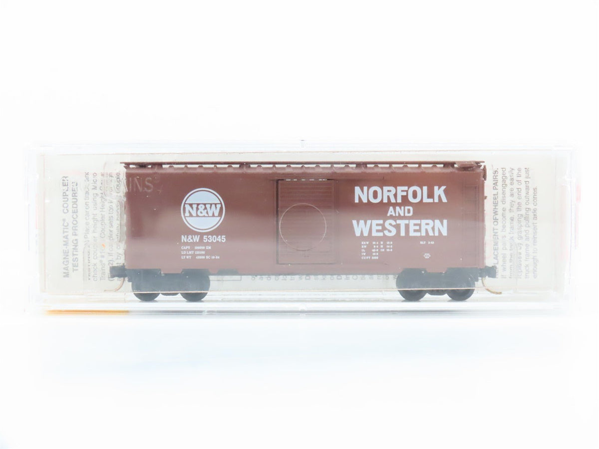 N Scale Micro-Trains MTL 20039 N&amp;W Norfolk &amp; Western 40&#39; Box Car #53045