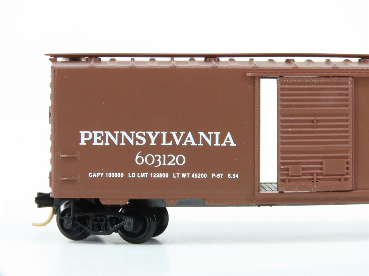 N Scale Micro-Trains MTL 20780/2 PRR Pennsylvania Railroad 40&#39; Box Car #603120