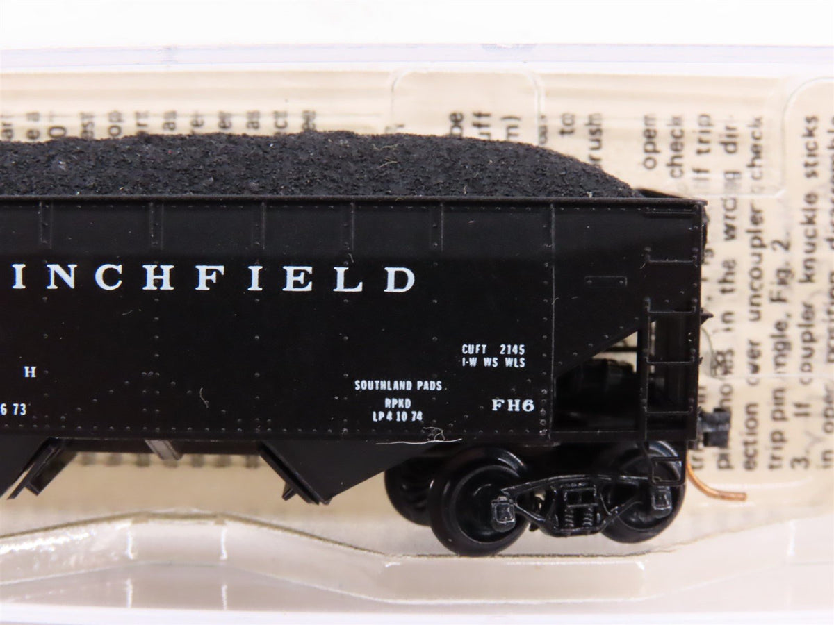 N Kadee Micro-Trains MTL 55100 CRR Clinchfield 33&#39; 2-Bay Hopper #51664 w/ Load