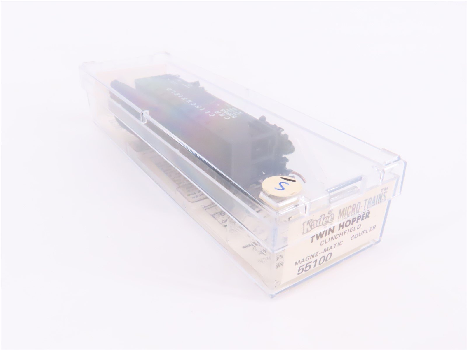 N Kadee Micro-Trains MTL 55100 CRR Clinchfield 33' 2-Bay Hopper #51655 w/ Load