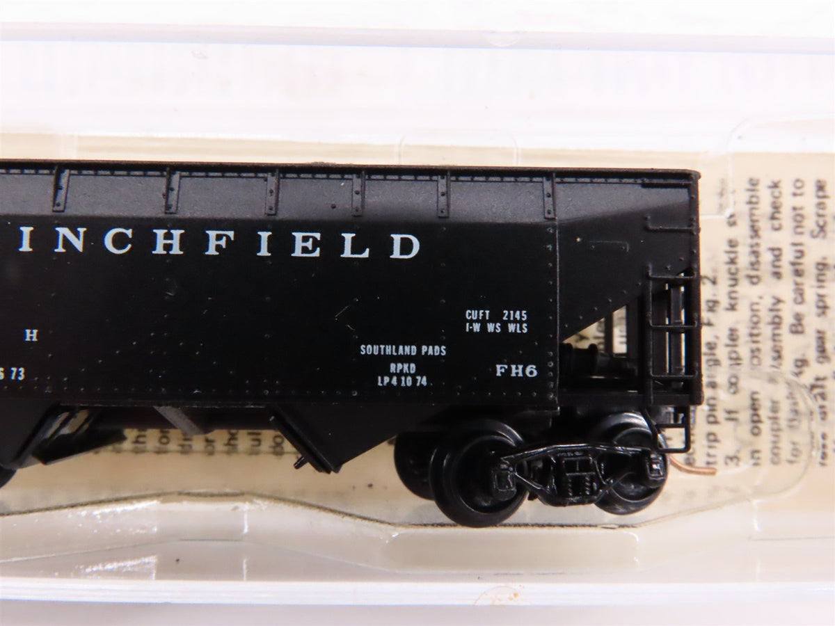 N Kadee Micro-Trains MTL 55100 CRR Clinchfield 33&#39; 2-Bay Hopper #51455 w/ Load