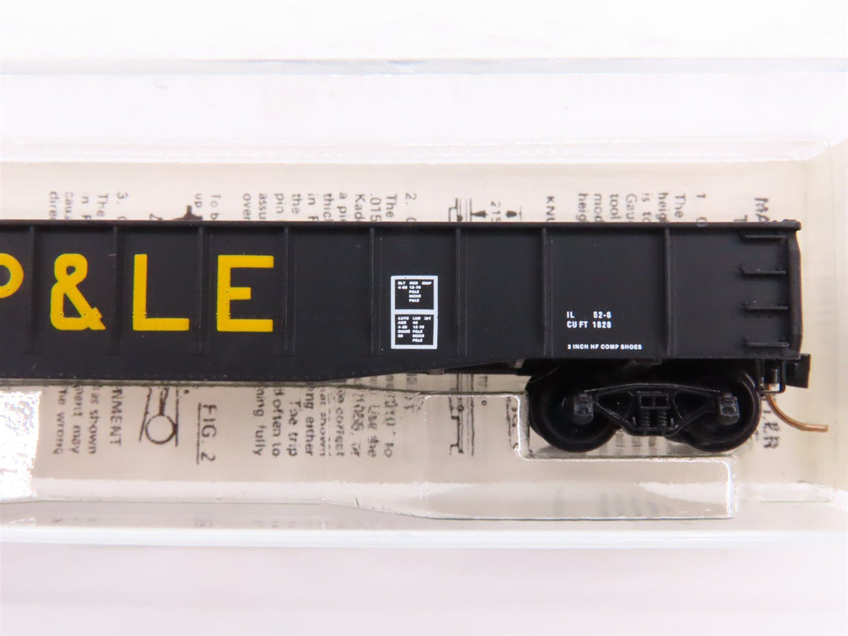 N Kadee Micro-Trains MTL 46200 P&amp;LE Pittsburgh &amp; Lake Erie 50&#39; Gondola #51159